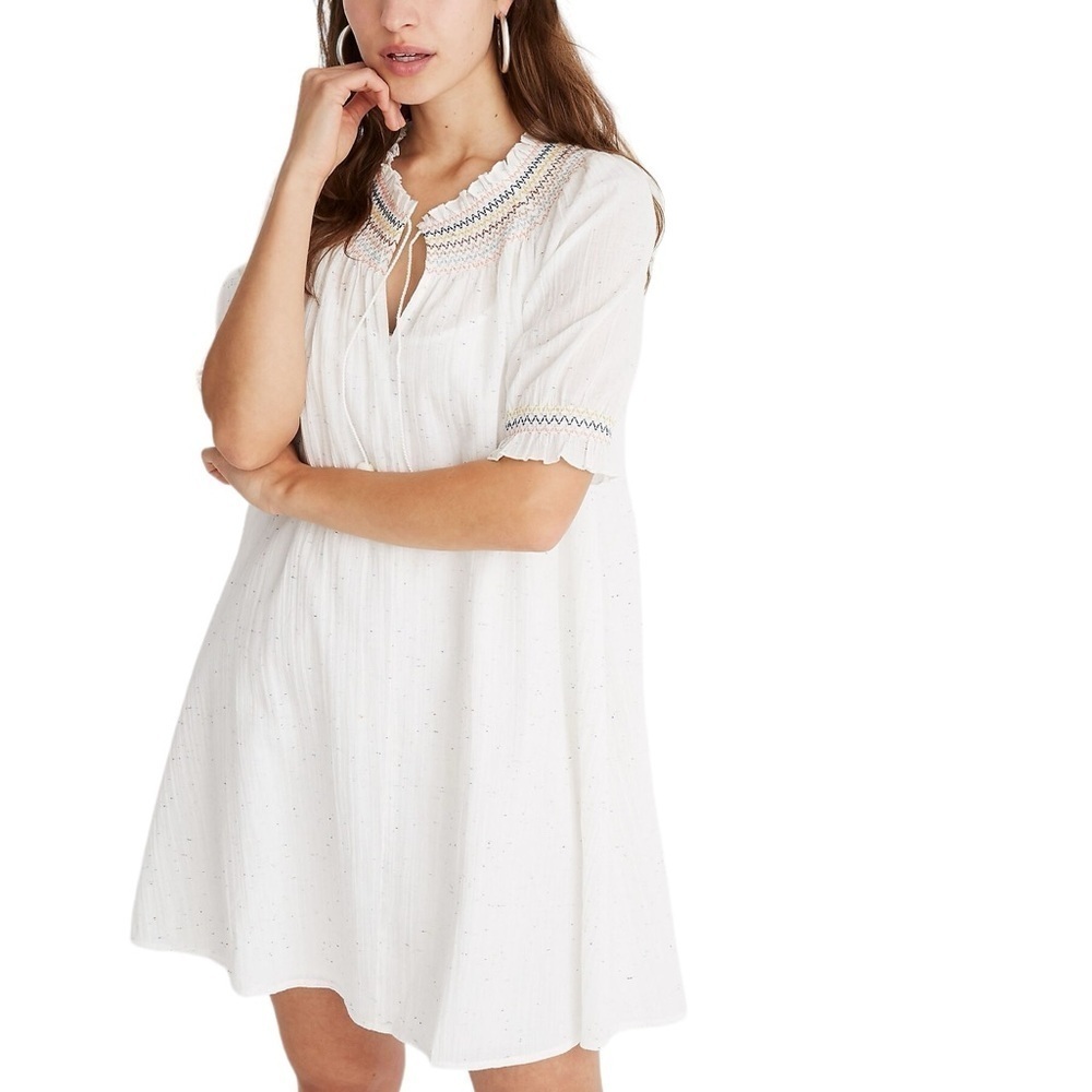 Madewell Smocked Trapeze Dress‎
